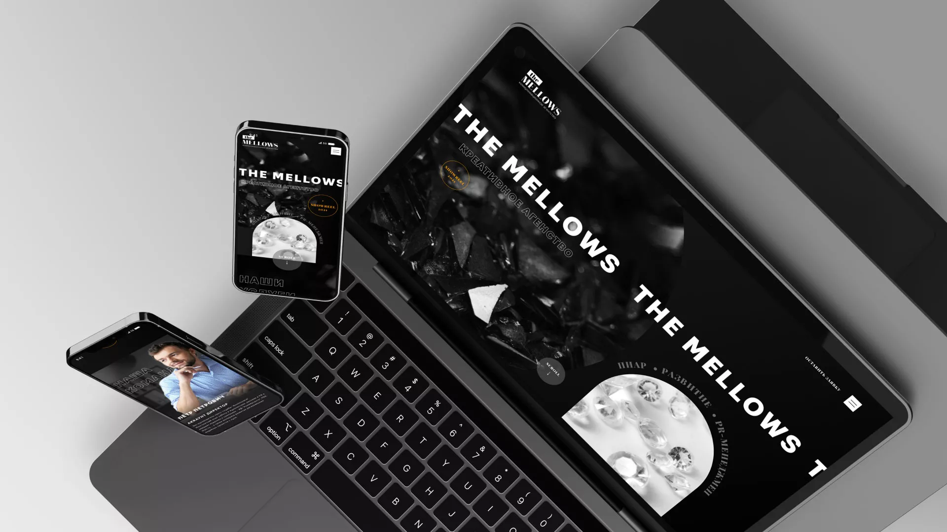 Разработка сайта креативного агентства «The Mellows» в Краснодаре